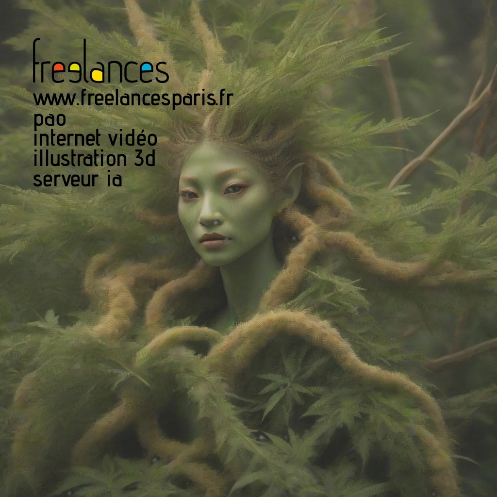 Pao mise en page internet vidéo illustration 3d serveur IA générative AI freelance paris studio de création magazines b199bcg0